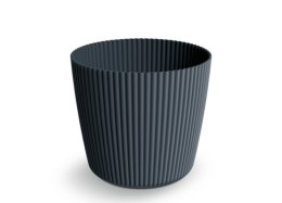 Doniczka mała 15 cm MILLY ROUND DMI150-S433 Antracyt Prosperplast