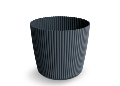 Doniczka mała 15 cm MILLY ROUND DMI150-S433 Antracyt Prosperplast