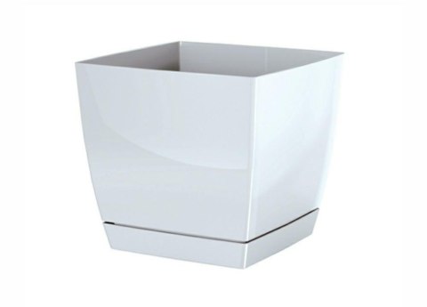 Doniczka z podstawką 155 Coubi DUKP155 Biała S449