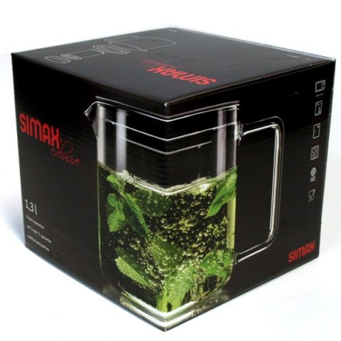 Dzbanek żaroodporny 1,3 l z sitkiem metalowym 3260/MET Simax exclusive