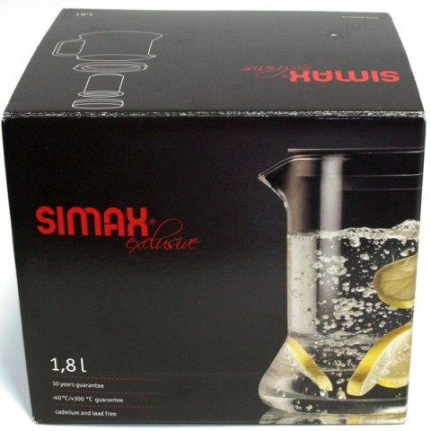 Dzbanek żaroodporny 1,8 l z sitkiem metalowym 3270/MET Simax exclusive