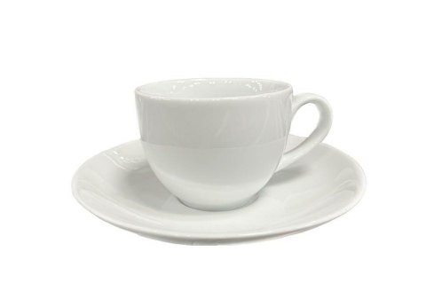 Filiżanka 200 ml ze spodkiem 16 cm Active Rosy White 1020 Bogucice