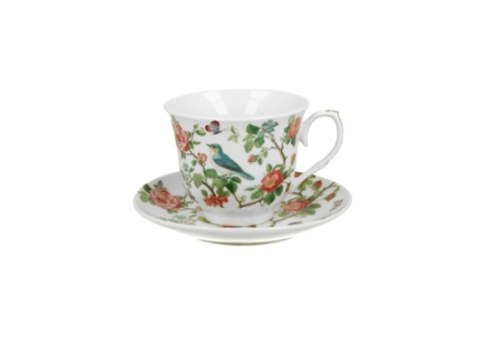 Filiżanka Ptak na gałęzi 250 ml ze spodkiem 13,7 cm Crocus