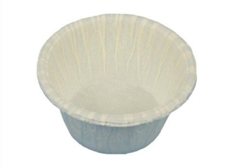 Foremki do muffinek papierowe 20SZT 5 x 3,5 cm białe 18781 Papstar