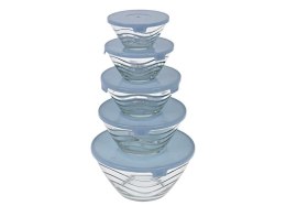 Komplet 5 salaterek z pokrywkami EH