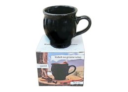 Kubek 250 ml z uchem Czarny do grzańca TR-C-02 Tragar