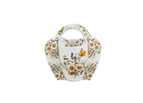 Kubek 350 ml w koszyku Daisy Kosz Kwiatów