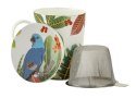 Kubek 450 ml z zaparzaczem PTAKI BONE CHINA 115-6514 Marco-Polo