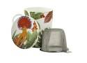 Kubek 450 ml z zaparzaczem PTAKI BONE CHINA 115-6514 Marco-Polo