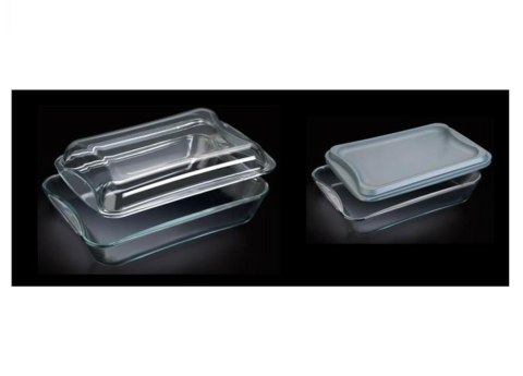 Naczynie żaroodporne prostokątne 2,5 l z dwoma pokrywami 7216/7576/D Simax exclusive