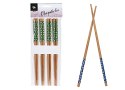 Pałeczki BAMBUS 8 sztuk CY4656180 Mix Dekor EH