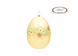 Świeca Jajko14 cm EASTER NEST Ecru Adpal