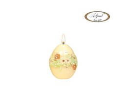 Świeca jajko 9 cm EASTER NESTLakier Ecru Adpal