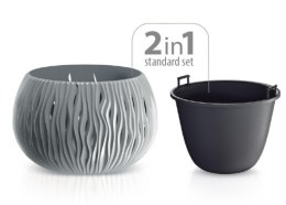 Donica 18 cm Sandy Bowl DSK180-S449 Biała Prosperplast