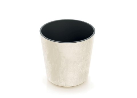 Doniczka 25 cm Urbi Round Beton Effect Krem