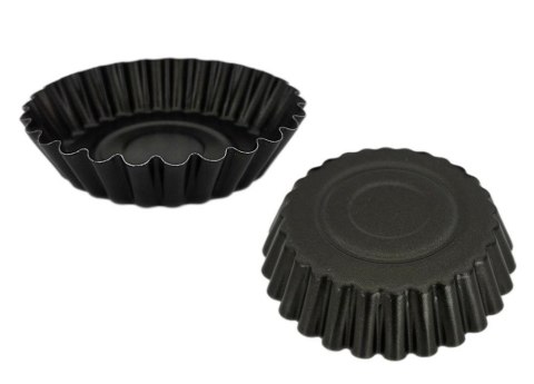 Formeki aluminiowe do tarty 10 cm Crostatine 6 sztuk Gnali