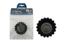 Formeki aluminiowe do tarty 6,5 cm Crostatine 6 sztuk Gnali
