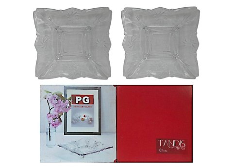 Talerze deserowe 18x18cm TANDIS FANTASY DT1057GCL Kaveh