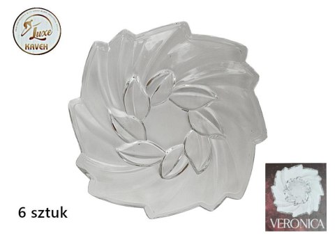 Talerze deserowe 21 cm Komplet 6 sztuk VERONICA DT1269GCL Kaveh