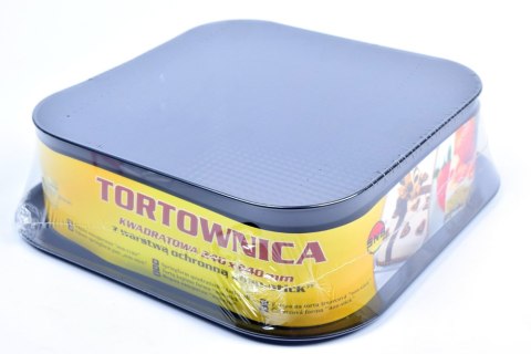 Tortownica 240 Kwadrat 990-47 czarna