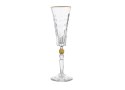 Kieliszki do szampana 6 elementowy CONTE GOLD BOHEMIA PRESTIGE 802787