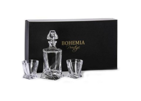 Komplet do whisky karafka 770 ml 6 szklanek 300 ml BOHEMIA PRESTIGE QUADRO 949896