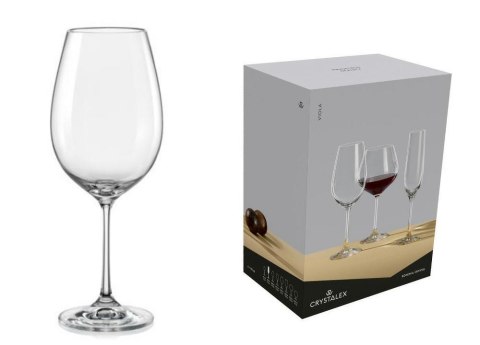 Kpl.6 Kieliszków do wody 550 ml BOHEMIA VIOLA 018515