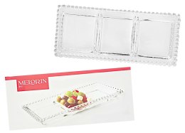 Półmis Taca trójdzielna 30 x 13 cm SIMPLE MELORIN PD1336GCL Kaveh